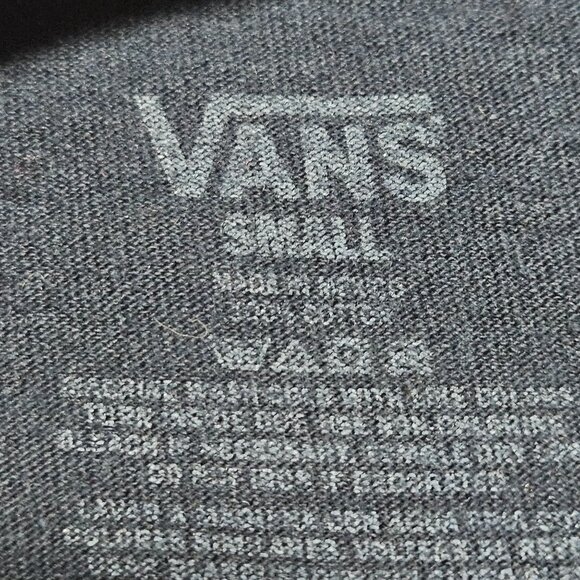 Vans California Original "Off The Wall" Graphic T-Shirt Size Small Black - Picture 11 of 13